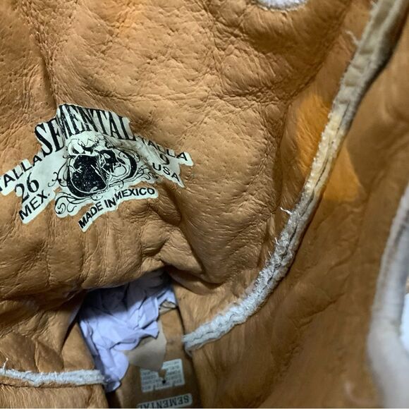 Semetal Leather cowboys Boots - size 9 - Picture 11 of 16